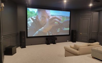 Home Theater Room in Eagan Minnesota