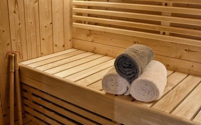 Sauna in basement